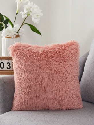 1ks Pevný Povlak Na Polštář Dlouhý Plyšový Ozdobný Potah Na Sedák Pohovka Embrace Pouzdro Na Home Decor