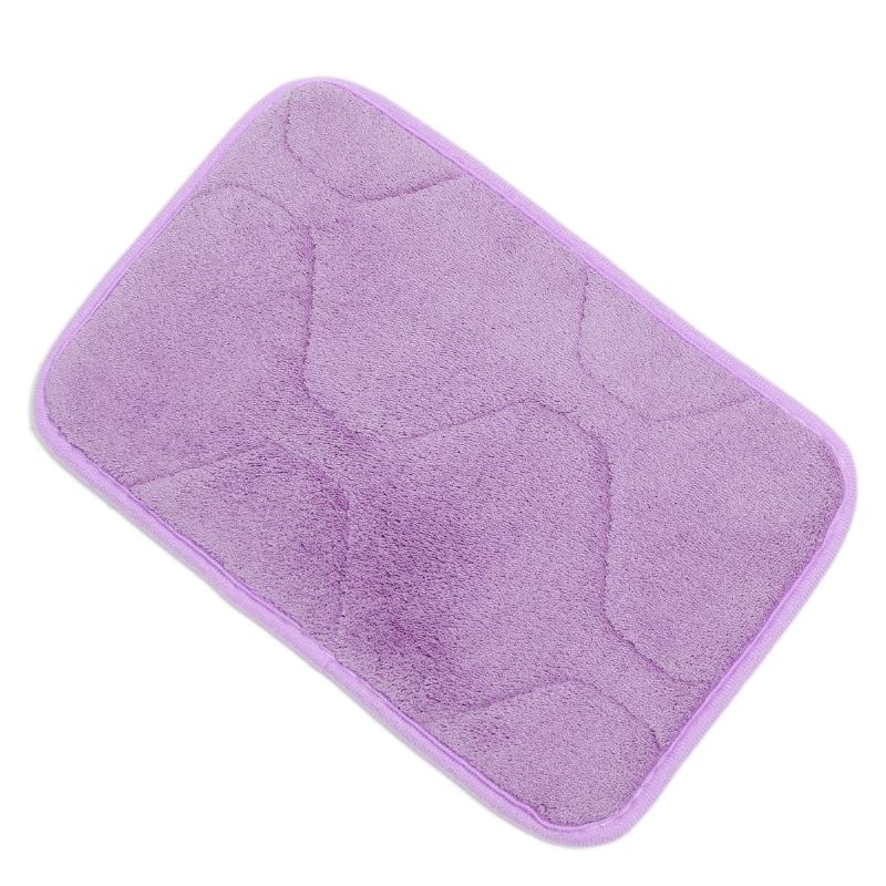 30x20cm Small Shape Protiskluzová Absorpční Coral Velvet Memory Foam Mat