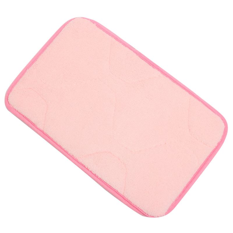 30x20cm Small Shape Protiskluzová Absorpční Coral Velvet Memory Foam Mat