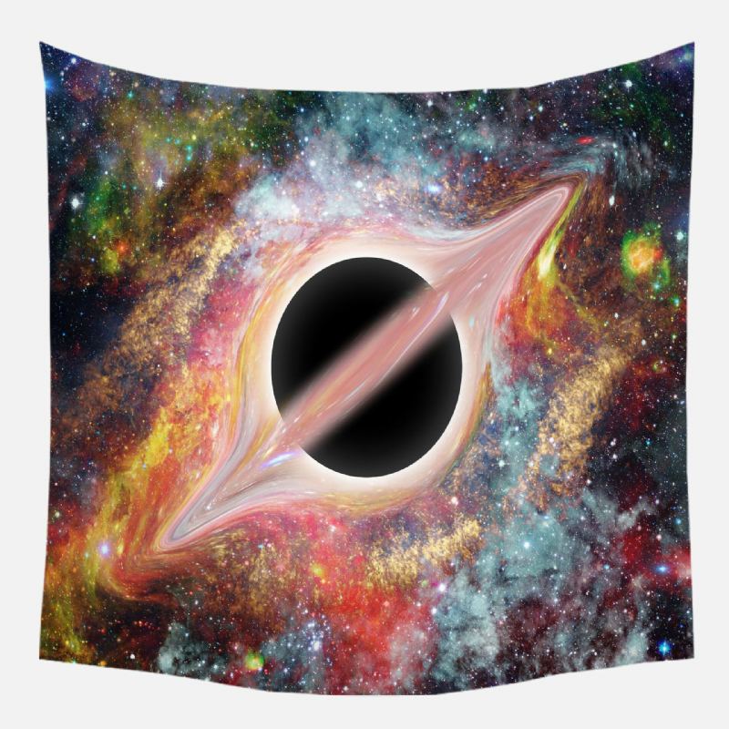 3d Vesmír Black Hole Galaxy Printing Tapiserie Domácí Obývací Pokoj Art Decor