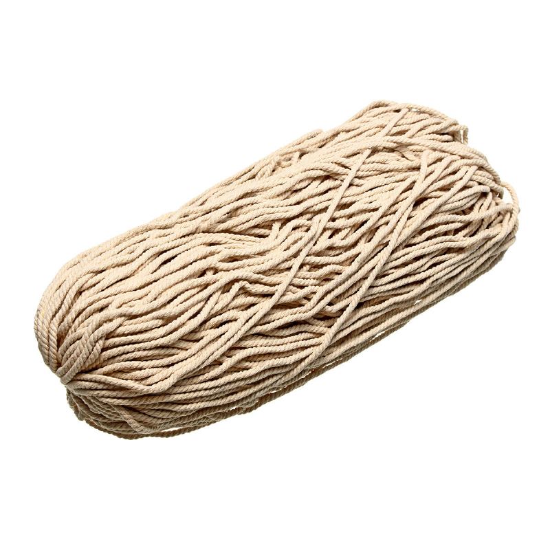 4/5/6 mm Macrame Lano Přírodní Béžová Bavlna Kroucená Šňůra Artisan Hand Craft Novinka