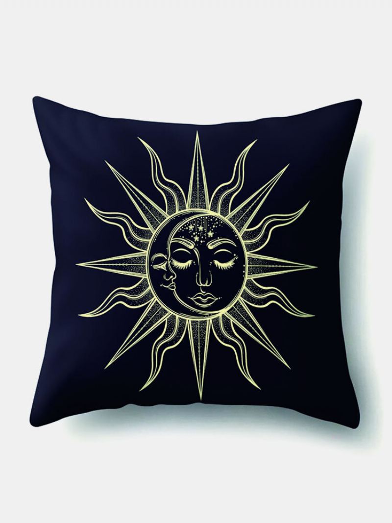 4 Ks Sun Moon Mandala Pattern Povlak Na Polštář Potah Na Domácí Dekorace Planets Na