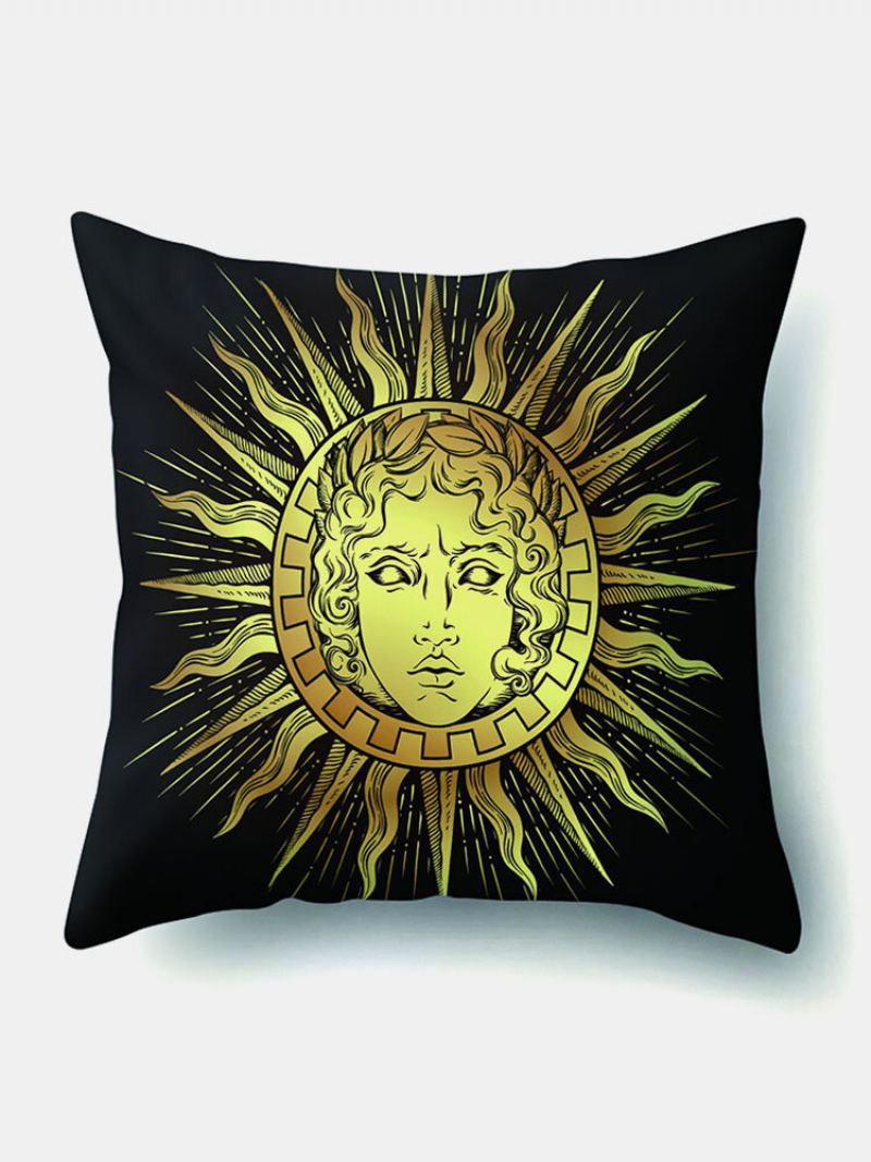 4 Ks Sun Moon Mandala Pattern Povlak Na Polštář Potah Na Domácí Dekorace Planets Na