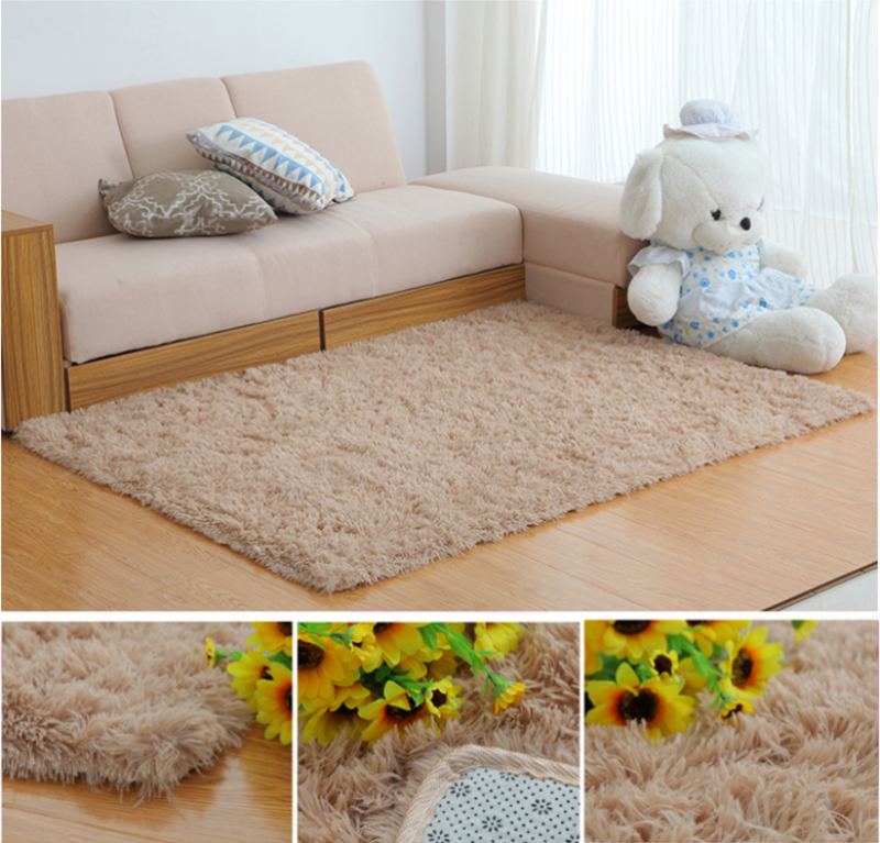 80x160cm Ložnice Obývací Pokoj Soft Shaggy Antislip Carpet Absorbent Mat