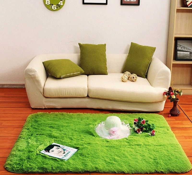 80x160cm Ložnice Obývací Pokoj Soft Shaggy Antislip Carpet Absorbent Mat