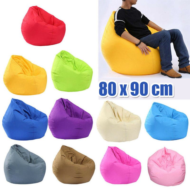 80x90cm Oxford Látkový Potah Na Židli Bean Bag Na Židličku Pro Dospělé V Domácím Obývacím Pokoji Žlutý Bag