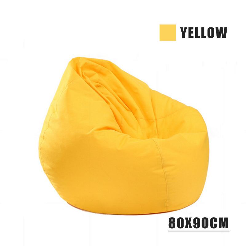 80x90cm Oxford Látkový Potah Na Židli Bean Bag Na Židličku Pro Dospělé V Domácím Obývacím Pokoji Žlutý Bag