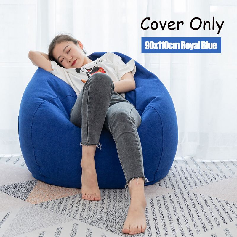 90x110 cm Big Bean Bag Potahy Na Židle S Kapsou Potah Na Židli Bag Pro Dospělé Domácí Indoor