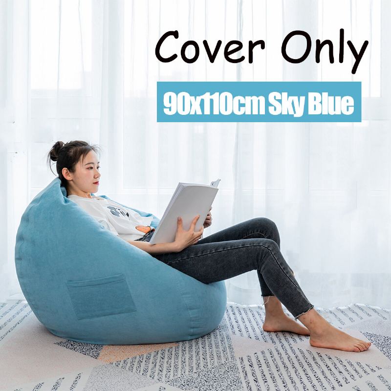 90x110 cm Big Bean Bag Potahy Na Židle S Kapsou Potah Na Židli Bag Pro Dospělé Domácí Indoor