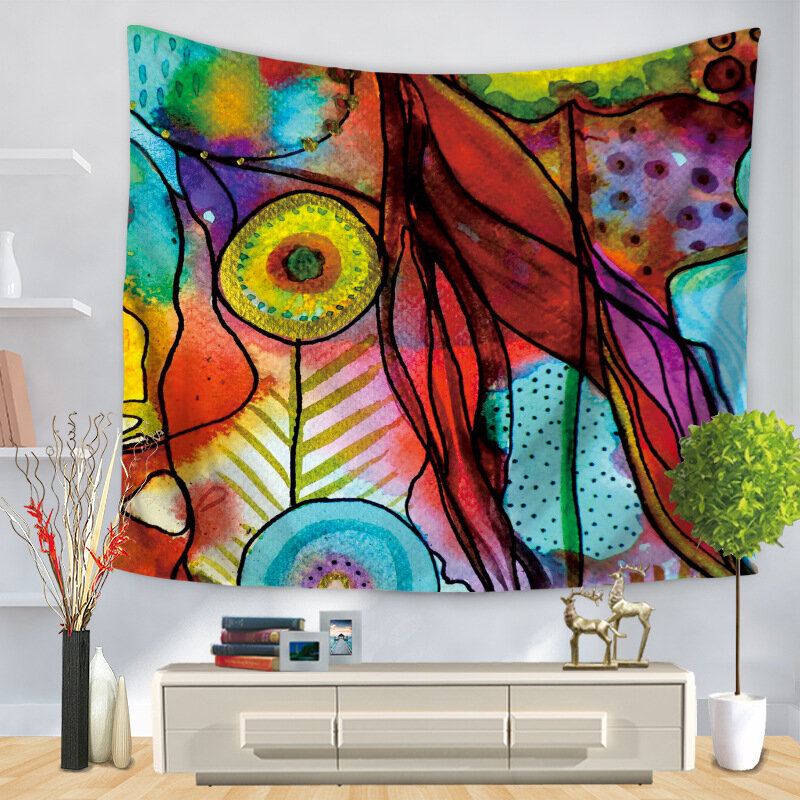 Akvarel Abstraktní Tisk Na Zeď Závěsné Tapiserie Domácí Obývací Pokoj Art Decor Table Cover