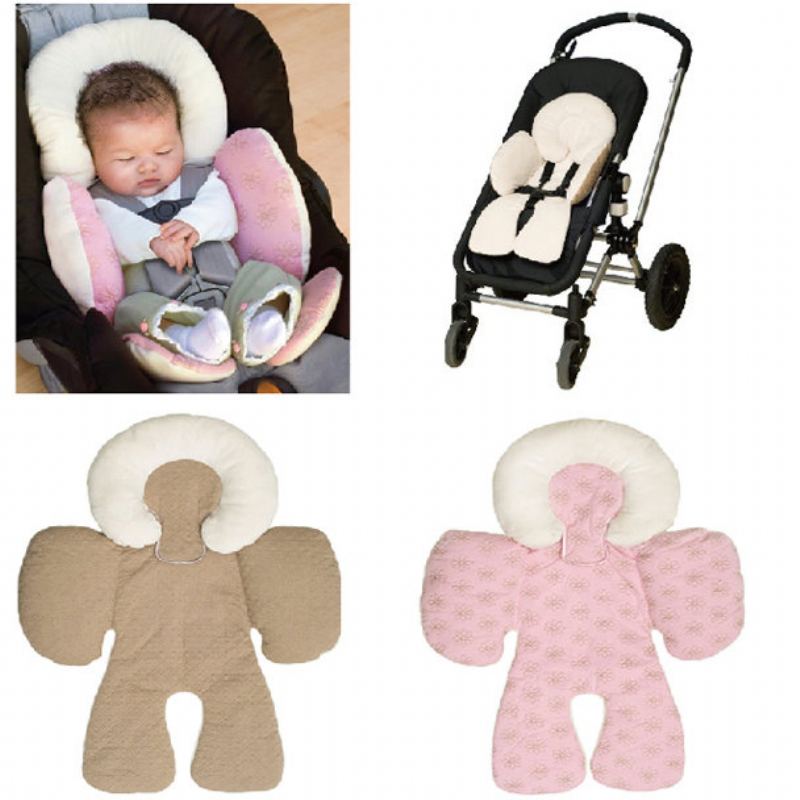 Baby Kid Protect Body Support Compliance Autosedačka Do Kočárku Zimní Oboustranné Polštářky