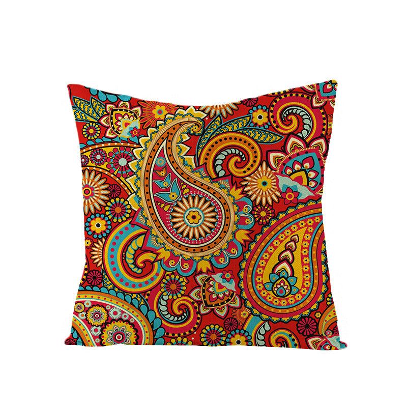 Bohemian Mandala Folk Geometrický Styl Povlečení Povlak Na Polštář Domácí Pohovka Art Decor Na