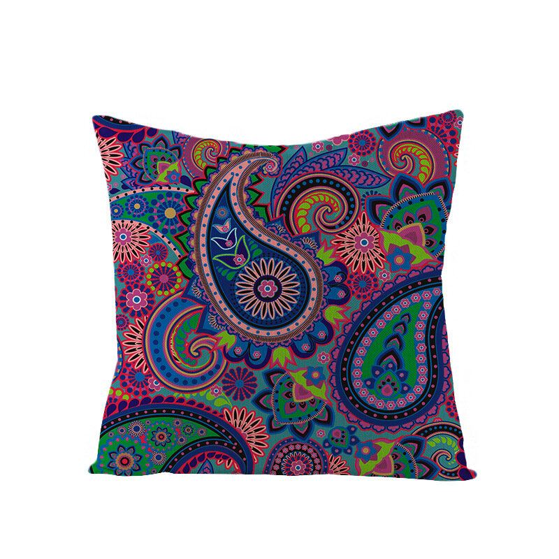 Bohemian Mandala Folk Geometrický Styl Povlečení Povlak Na Polštář Domácí Pohovka Art Decor Na