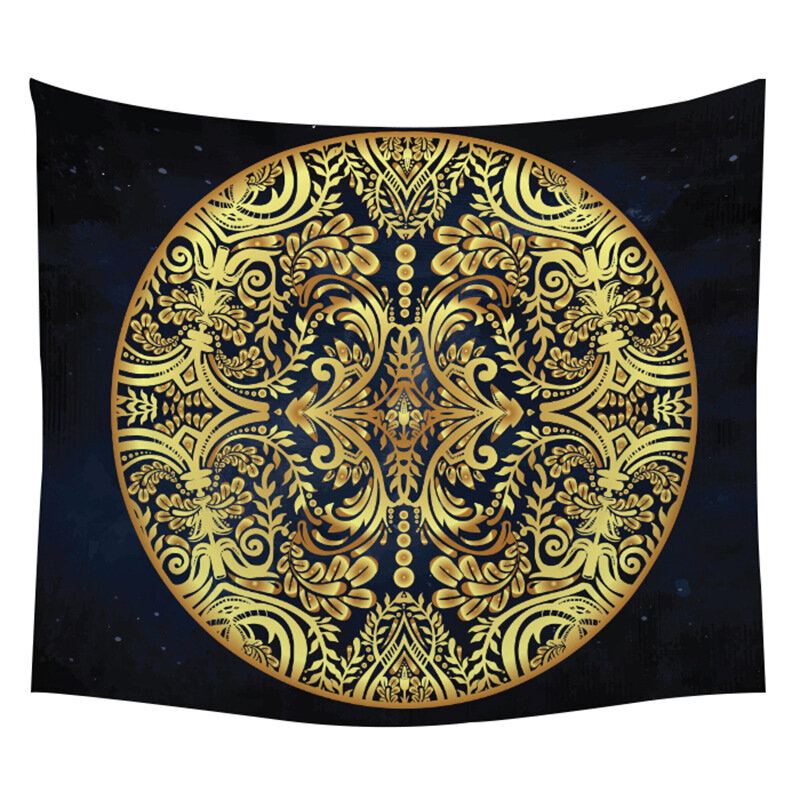 Český Indický Geometrický Měsíc Pozadí Tapiserie Home Decor Painting Yoga Mat