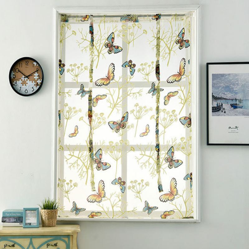 Fresh Curtain Lower Open Pastoral Styl Curtains Řím Screen Translucidus