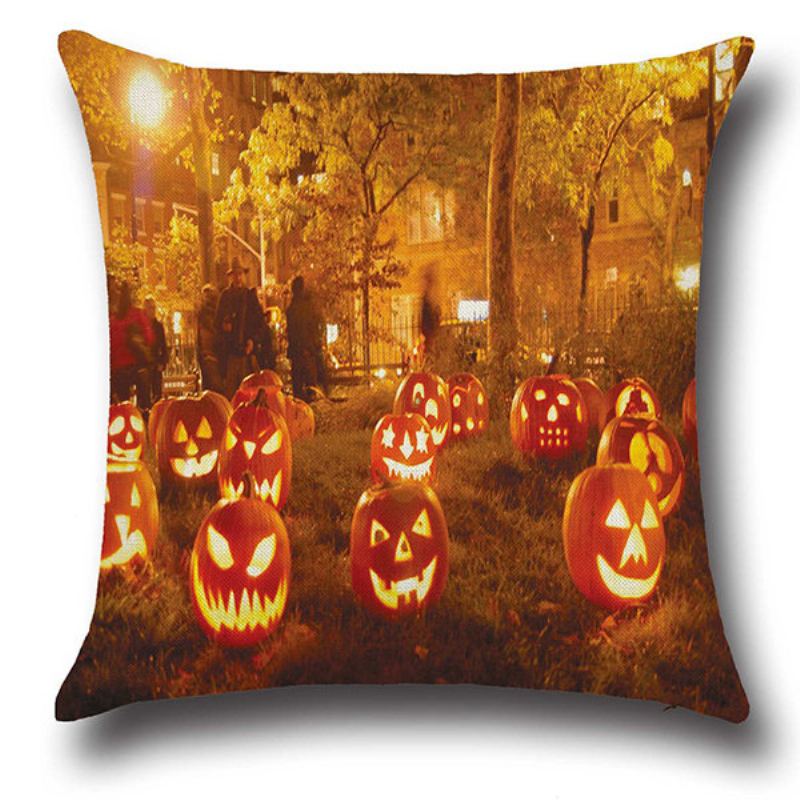 Halloweenská Párty Rozkládací Pohovka Povlak Na Polštář Do Auta Home Decor Dýně Na