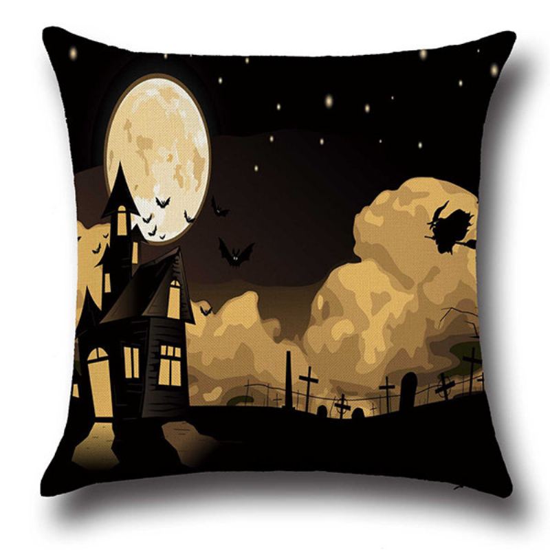 Halloweenská Párty Rozkládací Pohovka Povlak Na Polštář Do Auta Home Decor Dýně Na