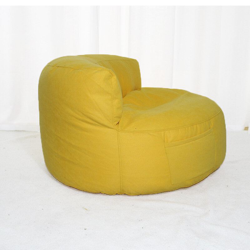 Lazy Sofa Bean Bag Potah Bez Náplně Tatami Volný Čas Jednolůžkový Kreativní Obývací Pokoj Balkon Ložnice Chair