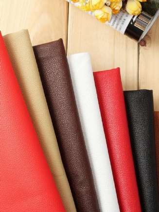 Malá Liči Pu Leather Fabric Umělá Kůže Čalounění Interiéru Auta 0.5x1.5m