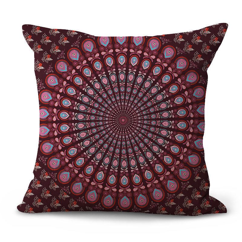 Polyesterový Povlak Na Polštář Mandala Dekorativní Domácí Na Bohemian Geometric Elephant