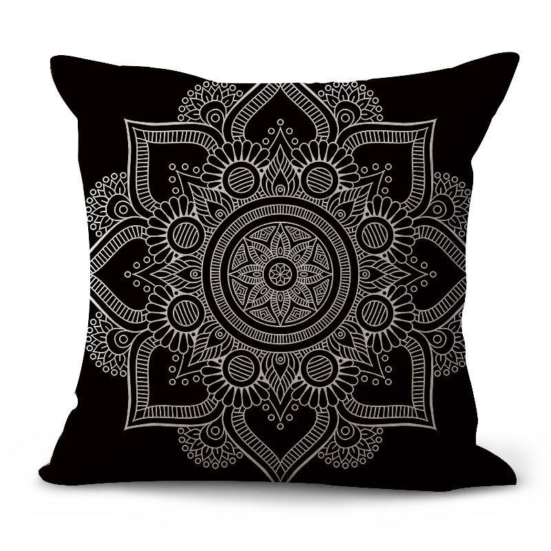 Polyesterový Povlak Na Polštář Mandala Dekorativní Domácí Na Bohemian Geometric Elephant