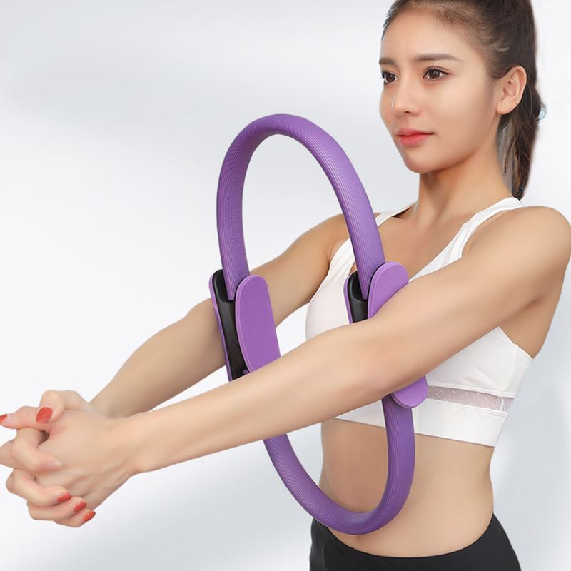 Wellness Pilates Ring S Protiskluzovou Rukojetí Premium Power Resistance Celotělový Tónovací Fitness Kruh